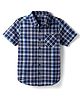 Pine Kids Cotton Woven Shirt Half Sleeves Checks Multi Color 6-7 Years