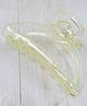 Little Miss Cuttie Transparent Designed Claw Clip - Light Yellow