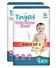 TinyFit Baby Diapers Small Size (S) Pants Style | 4-8 kg | 80 Count - Pack of 2 | Bubble Soft Bed with Multi-Layer Absorption up to 12 Hours, Rash-free with Advance Leakage Protection
