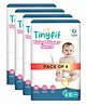 TinyFit Baby Diapers Small Size (S) Pants Style | 4-8 kg | 160 Count - Pack of 4 | Bubble Soft Bed with Multi-Layer Absorption up to 12 Hours, Rash-free with Advance Leakage Protection