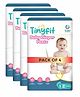 TinyFit Baby Diapers Large Size (L) Pants Style | 9-14 kg | 120 Count - Pack of 4 | Bubble Soft Bed with Multi-Layer Absorption up to 12 Hours, Rash-free with Advance Leakage Protection