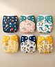 Blushbaby Premium Reusable Cloth Diapers for Babies- Pack Of 6