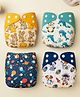 Blushbaby Premium Reusable Cloth Diapers for Babies- Pack Of 4
