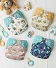 Blushbaby Premium Reusable Cloth Diapers for Babies - Pack of 4