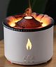 AUSHA Volcano Humidifier & Diffuser - Volcano Flame Mist Effect with LED Ambience (Calming Room Decor)