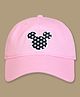 Kidsville Cotton Blend Knit Mickey Mouse & Friends Featuring Minnie Mouse Embroidered Baseball Cap - Pink - Circumference 54 Cm