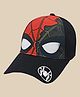 Kidsville Cotton Blend Knit Marvel Featuring Spider Man Printed Cap - Black - Circumference 54 Cms