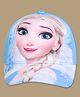 Kidsville Cotton Blend Knit Disney Frozen Featuring Elsa  Printed Baseball Cap - Blue - Circumference - 54 Cm
