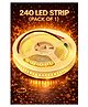 SPARK WORLD | STRIP 240LED White LED Decorative Light for Home & Festival Use