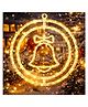 SPARK WORLD | Christmas Bell Window LED Light (Warm White) Warm White LED Decorative Light for Home & Festival Use