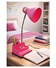 SPARK WORLD | White | Pack of 1 | Pink Study Table Lamp with Organizer Base Metal Pink LED Decorative Light for Home & Festival Use