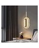 SPARK WORLD | Ceiling Light | Warm White::Natural White::White | Crystal Oval Elegance Pendant Light Plastic White LED Decorative Light for Home & Festival Use