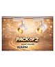 SPARK WORLD | Track Light | Yellow | Pack of 2 | 20 Watt Track White (WW) Finish LED Spotlight Focus Pack of 2 Aluminium Yellow LED Decorative Light for Home & Festival Use