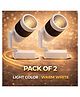 SPARK WORLD | Track Light | Yellow | Pack of 2 | 30 Watt Track White (WW) Finish LED Spotlight Focus Pack of 2 Aluminium Yellow LED Decorative Light for Home & Festival Use
