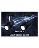 SPARK WORLD | Track Light | White | Pack of 2 | 10 Watt Track Black (White) Finish LED Spotlight Focus Light Aluminium White LED Decorative Light for Home & Festival Use