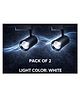 SPARK WORLD | Track Light | White | Pack of 2 | 20 Watt Track Black (White) Finish LED Spotlight Focus Light Aluminium White LED Decorative Light for Home & Festival Use
