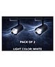 SPARK WORLD | Track Light | White | Pack of 2 | 30 Watt Track Black (White) Finish LED Spotlight Focus Light Aluminium White LED Decorative Light for Home & Festival Use