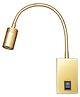 SPARK WORLD | Wallchiere | Yellow | Pack of 1 | Adjustable Gooseneck Wall LED Reading Light Metal Yellow LED Decorative Light for Home & Festival Use