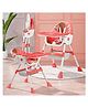 StarAndDaisy Baby High Chair / 3 in 1 Feeding Chairs With 5 Point Safety Belt , Recline Highchair Adjustable Height Dining, Detachable Feeding Tray, PU Cushion Pad - Orange