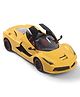 House of Kids RC Sports Car Toy with Remote Control Door Open Feature and LED Lights - Yellow