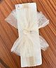 Radhya accessories Sequins Embellished Bow Applique Detailed Headband - Cream