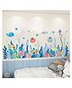 JAAMSO ROYALS Colorful Ocean Life Wall Stickers Sea Creatures Wall Stickers Under The Sea Fish Jellyfish Removable Wall Decor (45CM X 60CM)