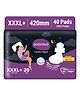 Evereve Comfort Nights Sanitary Pads Extra Long Night Pads with Wider Back 420mm XXXL+ - Pack of 40