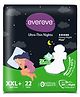 Evereve Ultra Thin Nights Sanitary Pads XXL+ 360 mm - Pack of 22