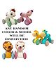 YAMAMA Press & Go Toy for Kids with Sound & Rattle Wheels, Fun Moving Animal Toy for Toddlers & Babies, Push & Go Action Toy , Design & Color May Vary (Any One)