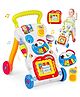 YAMAMA Baby First Steps Push Walker with Musical Toys & Activity Panel, Learning Walker for Babies, Sit-to-Play & Walk Trainer, Age 6+ Months Multicolor