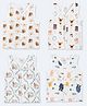 The Boo Boo Club Muslin Woven Pack Of 4 Sleeveless Animals  Printed Jhablas - Multi Colour
