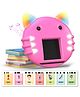 Mirana Toys Talking Kitty - Montessori Educational Flash Cards - Interactive Learning Toy for Kids - Multiple Game Modes - Learn Alphabets & Math - USB Type-C Rechargeable -Pink