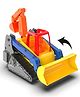 Mirana Toys Bump & Go Construction Musical Toy for Kids - USB Type-C Rechargeable Bulldozer, Excavator, Crane Vehicle - 360 Automatic Rotation - Playful & Colorful Design - for Boys & Girls 2+ Years (Rio)