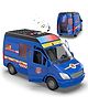 MIRANA TOYS India Police Big Toy Van for Kids - Multiple Emergency Sirens 4 Preloaded Baby Rhymes Friction Powered Wheels Detailed Cab Area Best Cop Car