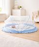 AEREX Foldable Baby Mosquito Net for Bed | Portable Bottomless Mosquito Net for Newborn Baby 90 x 50 x 50 cm | Anti-Mosquito Net, Breathable Mesh | Safe Sleeping Net for Infants (Blue)