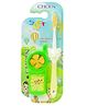 AEREX Baby Cute Toothbrush with Fan Toy | Soft Bristles Toothbrush| Manual Toothbrush For Kids | Gentle Oral Care for Toddlers & Children (Green)