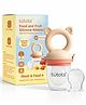 tutots Food and Fruit Silicone Nibbler with Extra Mesh, BPA Free Pacifier Feeder Teether for Infants, 3+ Months