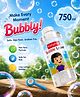 Babyhug Bubble Liquid Solution, Bubble Refill Bottle, Bubble Maker Liquid for Guns - 750 ml| BIS Approved