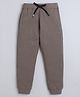 Celsius Cotton Blend Knit Solid Track Pants - Rock
