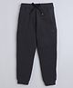 Celsius Cotton Blend Knit Solid Track Pants - Graphite