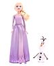Disney Height 29 cm Frozen Arendelle Doll & Figure Set Elsa & Olaf - Purple