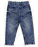 MINI KLUB Cotton Blend Woven Washed Jeans - Blue