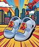 Yellow Bee Marvel Featuring Spider Man Applique Detailed Slingback Sandals - Light Blue