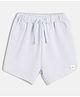 MINI KLUB Cotton Knit Brand Patch Detailed Shorts - Lavender