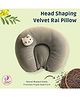 Puchku Mustard Seed Pillow for New Born Baby, Ideal for Round Head Shaping Seed Pillow for 0 to 12 Months Babies (Blue