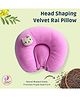 Puchku Mustard Seed Pillow for New Born Baby, Ideal for Round Head Shaping Seed Pillow for 0 to 12 Months Babies (Pink )