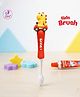 Puchku Baby Toothbrush Supersoft Bristles Dino Car Toothbrush for Kids , Babies , Toddlers- Red