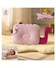Puchku Premium Baby Head Shaping Pillow Prevent Flat Head Syndrome, New Born|,Neck and Shoulder Support ,Soft & Comfortable| Washable - Pink