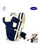 Puchku Royal Hip Seat Baby Carrier with 4 Positions for 6-24 Months, Adjustable Newborn to Toddler- Blue