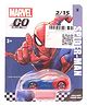 Marvel Go Knight Speed Spider Man Die Cast Free Wheel Car - Red